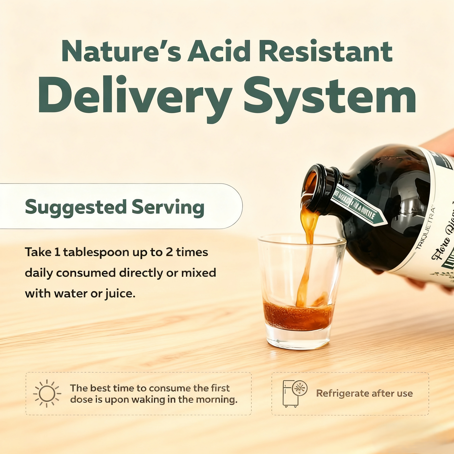 Flora Biome - Live Probiotic, Prebiotic, & Postbiotic – Organic Live-Culture – 10 Probiotic Strains, 18 Fermented Herbs - Complete Gut Health & Microbiome Optimizer (16 oz)